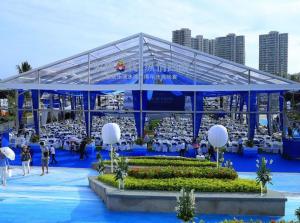 Quality Long Life 20x40 Anti - Corrosion Transparent Wedding Tent With Clear Roof wholesale