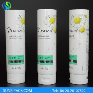 Quality 100ml Facial cleanser white cosmetic tube, 3.3oz plastic tube wholesale
