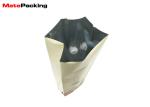 Colorful Printing Food Flat Bottom Gusset Bags , Gusseted Resealable Bags With