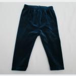Velour Basic Baby Boy Leggings Polyester Velour