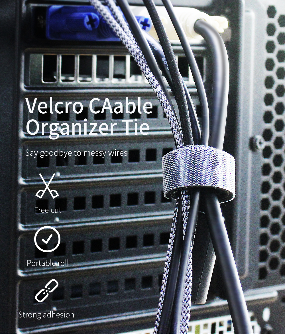Table Desktop Cable Organizer 1M 2M 3M 5M For Mobile Wire Cable Management