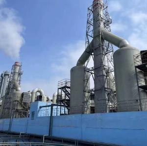 Quality Acid Fume Mist Scrubber Waste Gas Acid Mist Purification Tower FRP GRP Low Maintenance wholesale