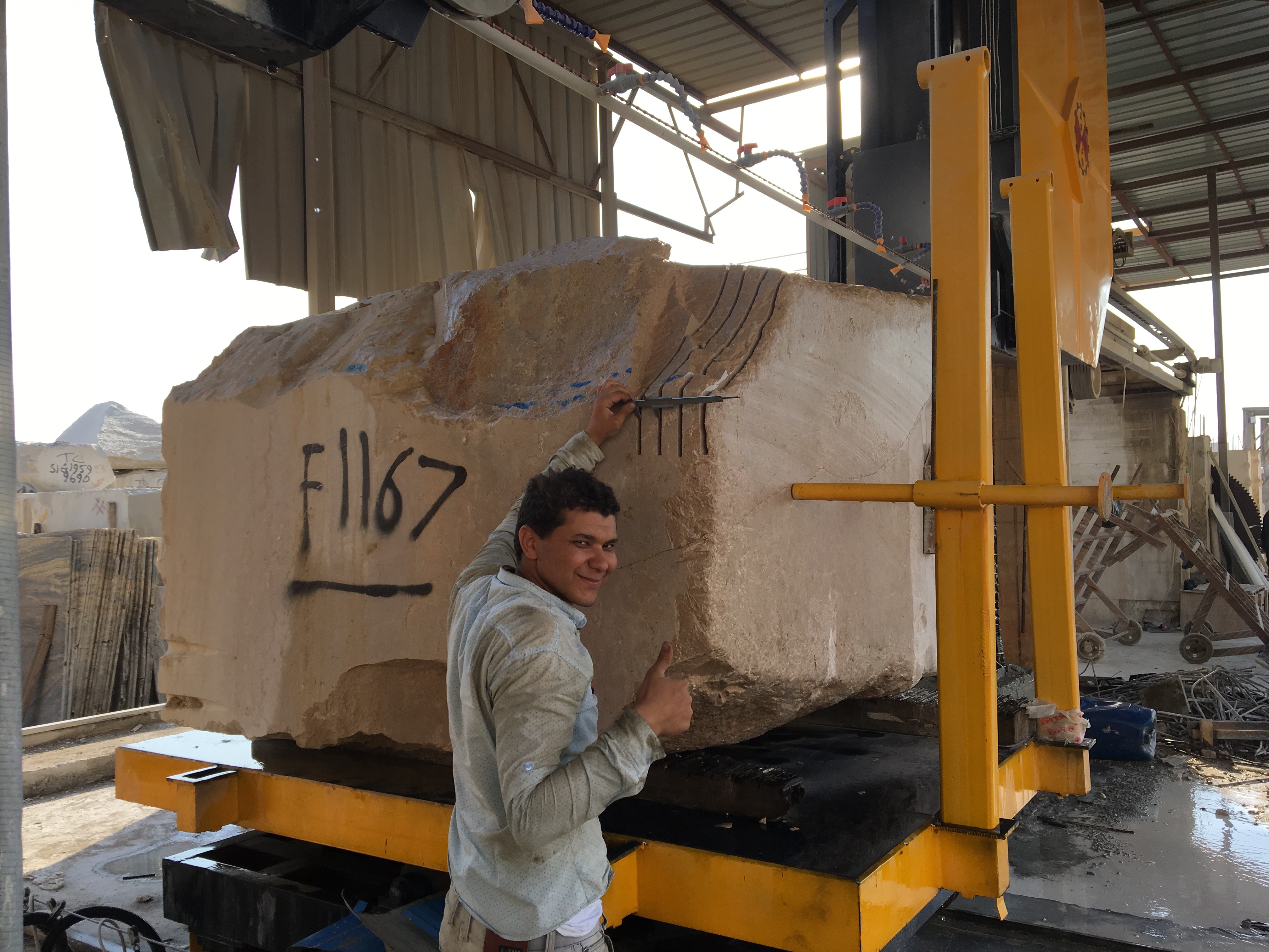 Diamond Wire Saw Machine For Block Dressing By PLC