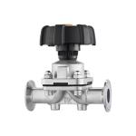 Silver Clamp Diaphragm Valve For General Industry Sanitary Grade