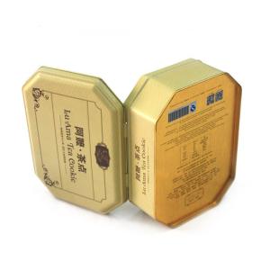Quality Antique octagonal tea cookie metal tins wholesale wholesale