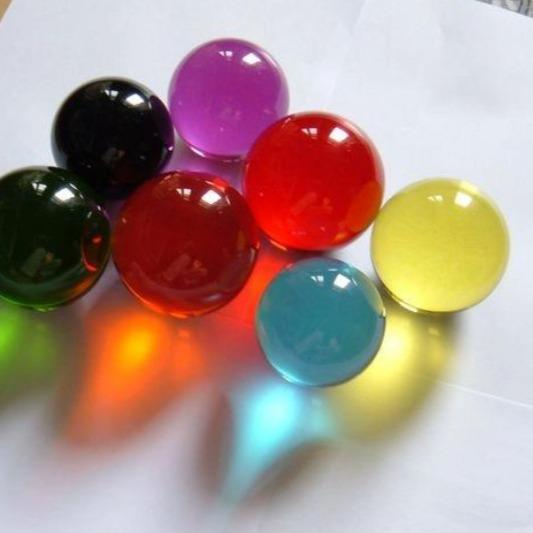 BESTA Customized Colored Solid Acrylic Spheres Clear Solid Acrylic Ball 10mm