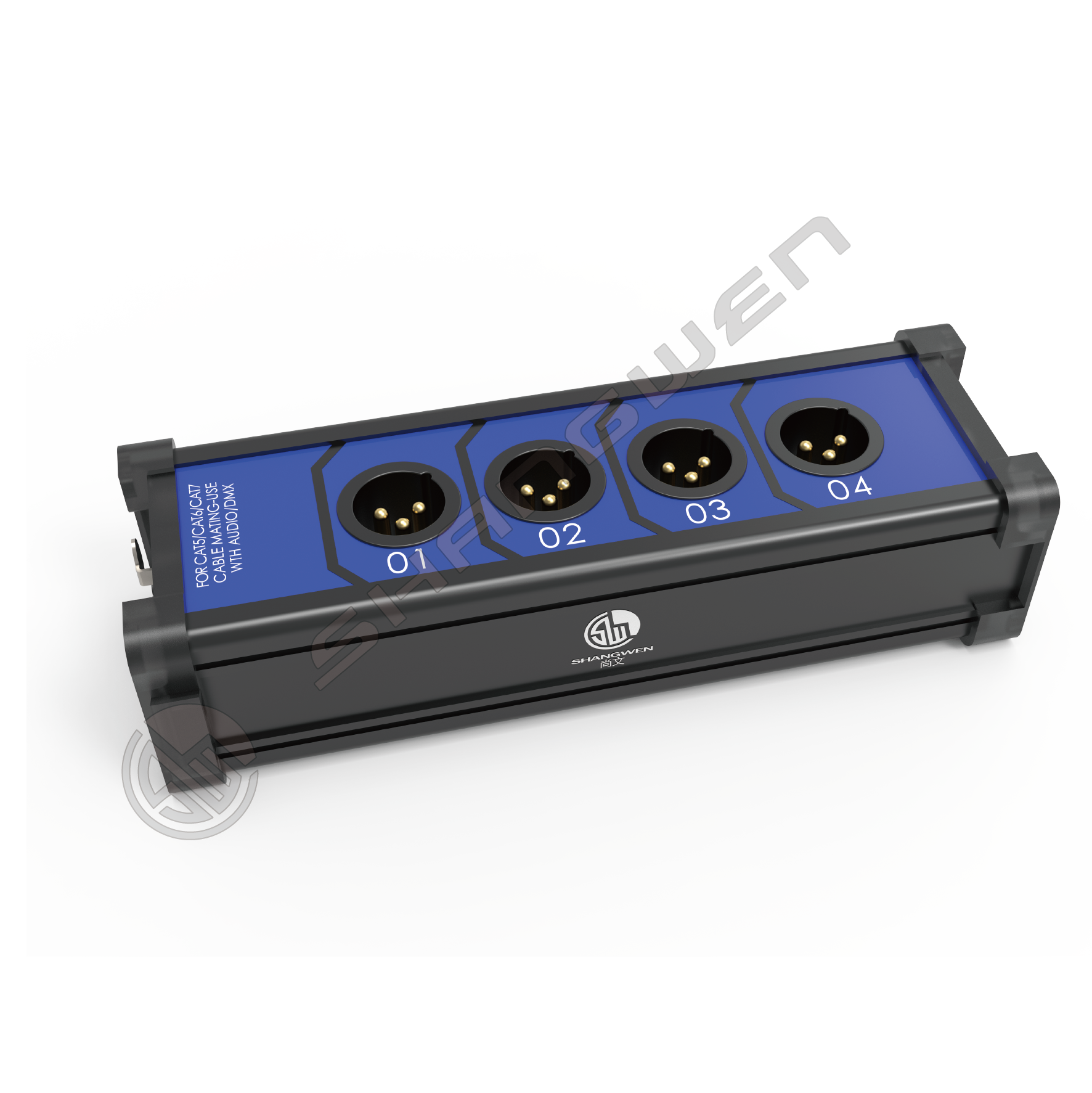Audio DMX 4 Channel 3 Pin XLR Cable Rj45 Breakout Multi Network Stage Sound Lighting Ethercon Cable Extender Connectors