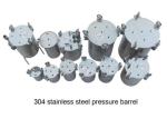 SS304 Dispensing Accessories Pressure Barrels For Storing Chemical Liquid