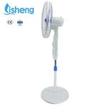 Household Standing Adjustable Floor Fan With Remote Pedestal