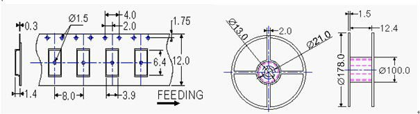Automatic Mounting Ceramic Resonator Oscillator 4 Pins SMD 6035 Ultra Thin 6.0 X 3.5mm