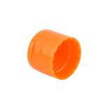 Orange 24/410 Plastic Flip Top Bottle Lids For Cosmetics Sunscreen And Shampoo