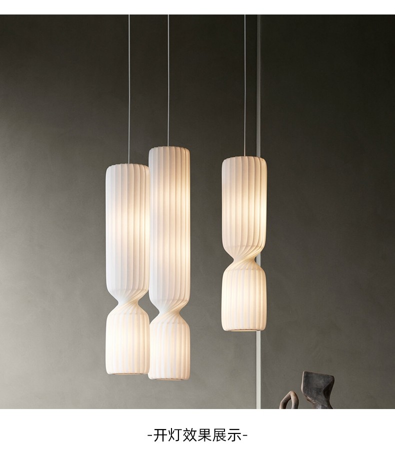 Danish Designer Cylindrical Shape Silk Pendant Lamp(WH-AP-591)