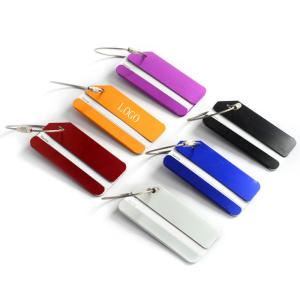 Quality Aluminium alloy luggage tag, metal baggage tag, boarding pass, identity card, alumina tag,logo customized wholesale