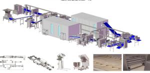 Quality 18000 Kpcs / H Croissant Production Line 850mm Croissant Maker Line For Filled Croissant wholesale