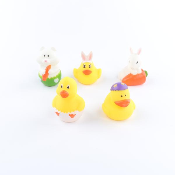 Custom Logo Yellow Rubber Duck Party Birthday Kid Gift Floating Upright Weighted