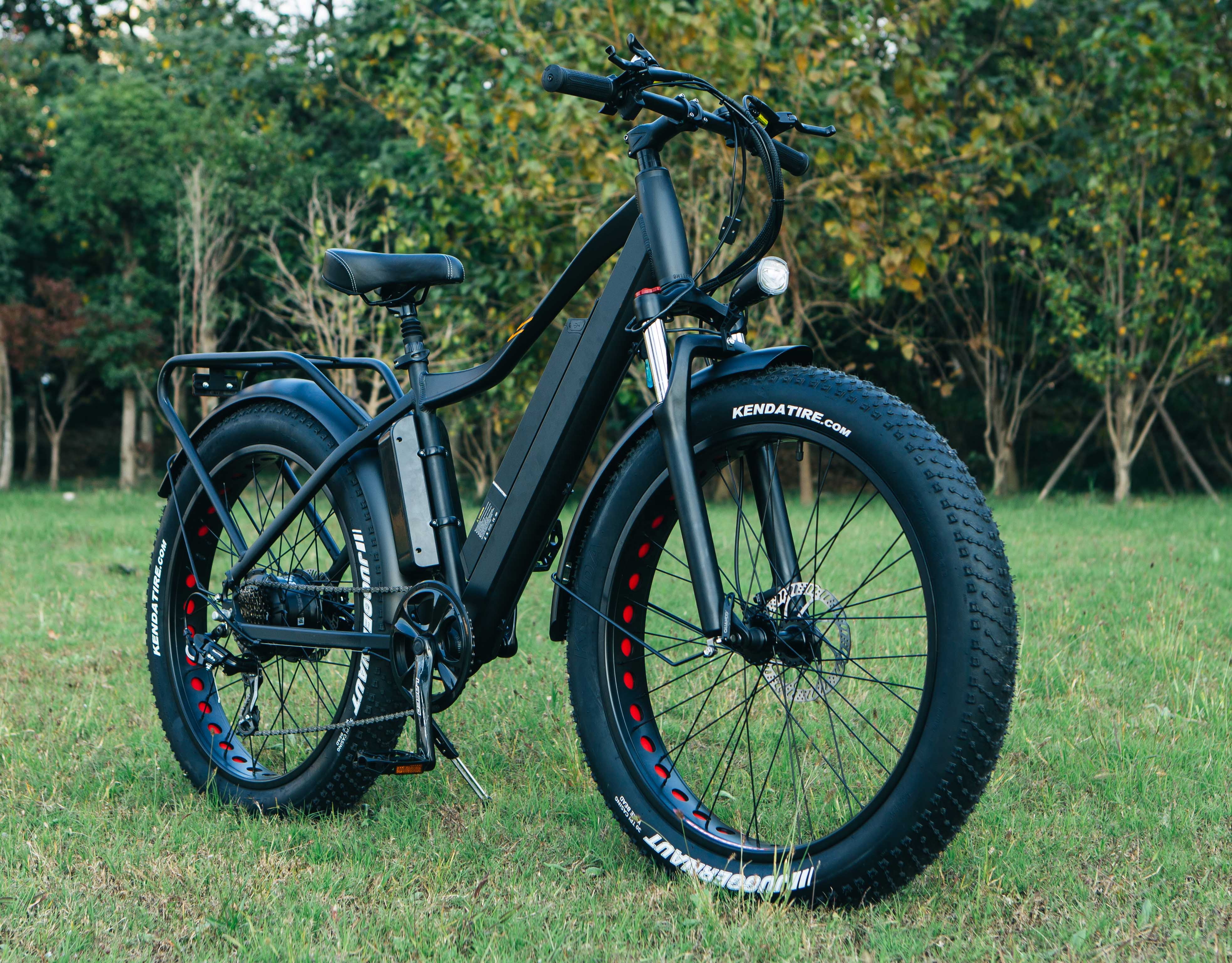 Best 1000W Electric Fat Tire Bike 26" Electric Bicycle with 17Ah Battery
