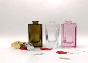 Quality 25ML Customized Pink Clear And Amber Glass Perfume Bottles Carton Or Pallet Packing wholesale