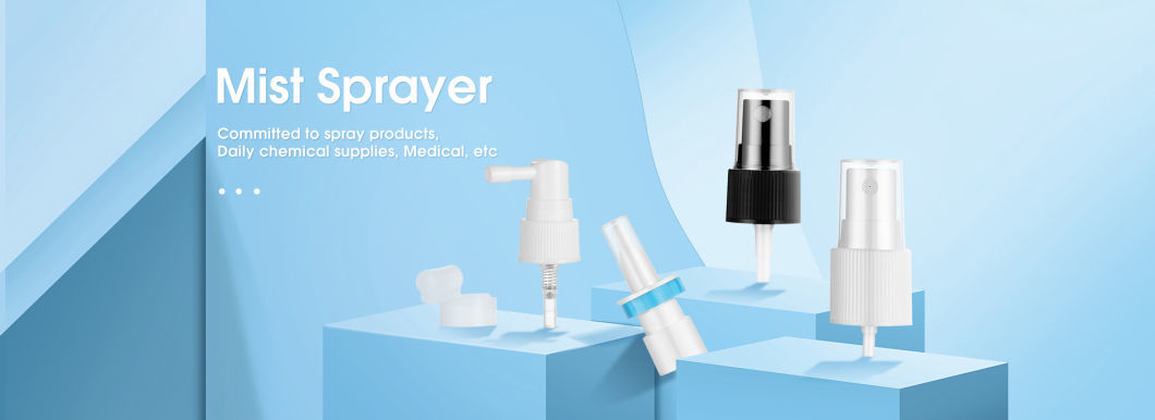 18mm Plastic Medical Nasal Spray Pump Long Nozzle Fine Mist Sprayer for Plastic Bottle