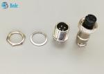 Zinc Alloy GX16 Aviation Plug 2 Pin 3 4 5 Pins Rear Mounting Style