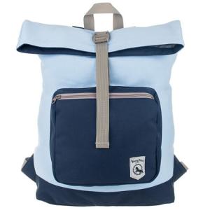 Quality Softback Heavy Duty Backpacks Light Blue Eco Friend Cotton With Front Pocket wholesale