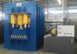 2000Ton Hydraulic Anti Theft Steel Door Embossing Machine With Double Cylinder
