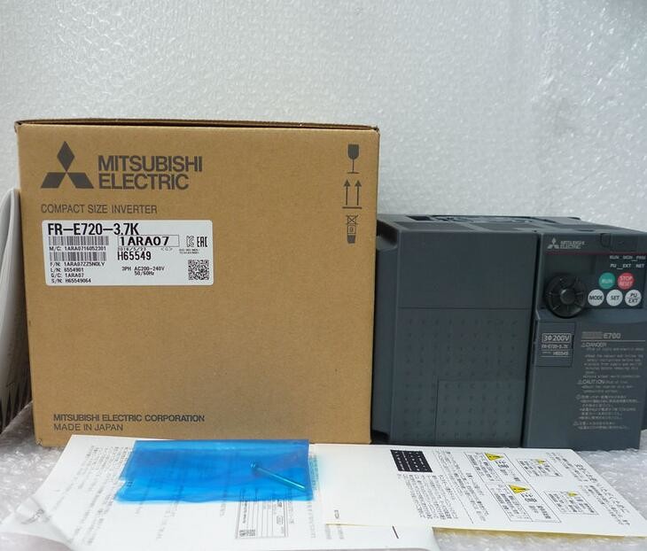 Original Mitsubishi Inverter FR-E720-3.7K mitsubishi FR-E720 series 3.7kw inverter Competitive price & Full stock