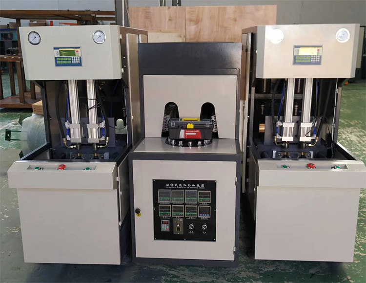 PET Bottle Blowing Machine with 400mm Neck Diameter and High Pressure Valve SMC