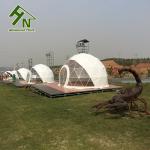Round PVC Door Small Geodesic Dome Tent For Event 48m Diameter