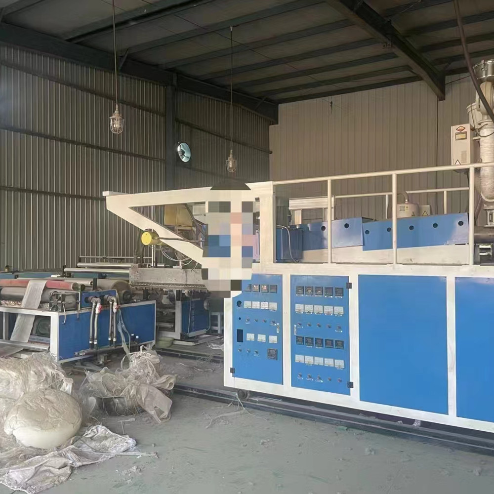 1.6M Second Hand Container Bag Tarpaulin Geo Textiles Plastic Bag Extrusion Coating Machine