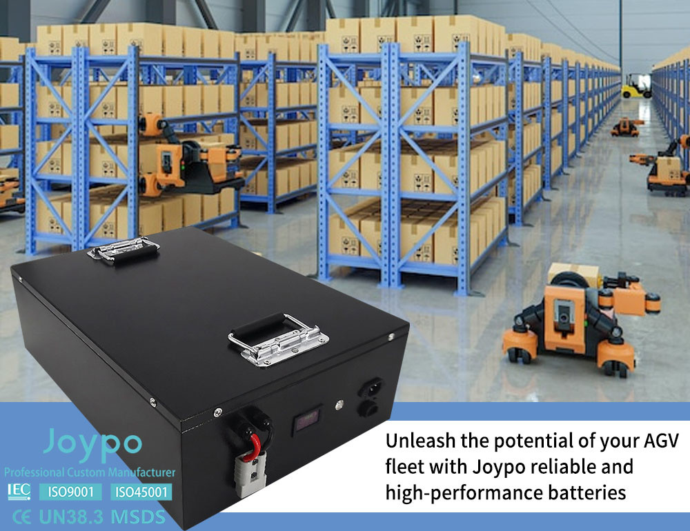 LFP 24V 200Ah Lithium Battery For AGV AMR Mobile Robots IP65 Waterproof Level