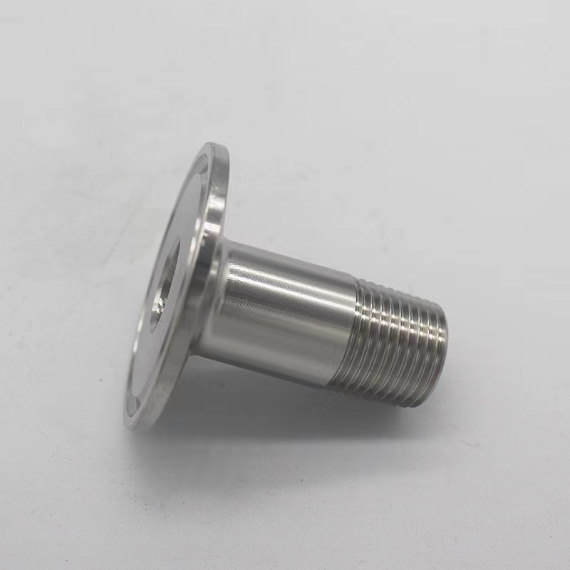 Square Head Code Sanitary Male Thread Ferrule Adapter for DIN/SMS/ISO/3A Standard