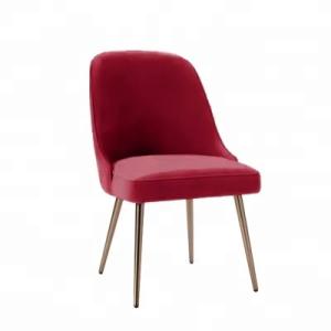 Quality Restaurant Dinning Room Chair Modern Blue Velvet Fabric Dining Chair wholesale