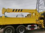 HOWO 6X4 Truck Mounted Crane Top of 12t Straight Boom Crane 16t Folding Crane