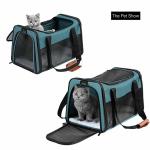 Flight Approved Dog Travel Carrier Bag , Animal Carriers For Planes Fashionable