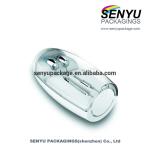 Earphone box PVC window packaging see through paper box