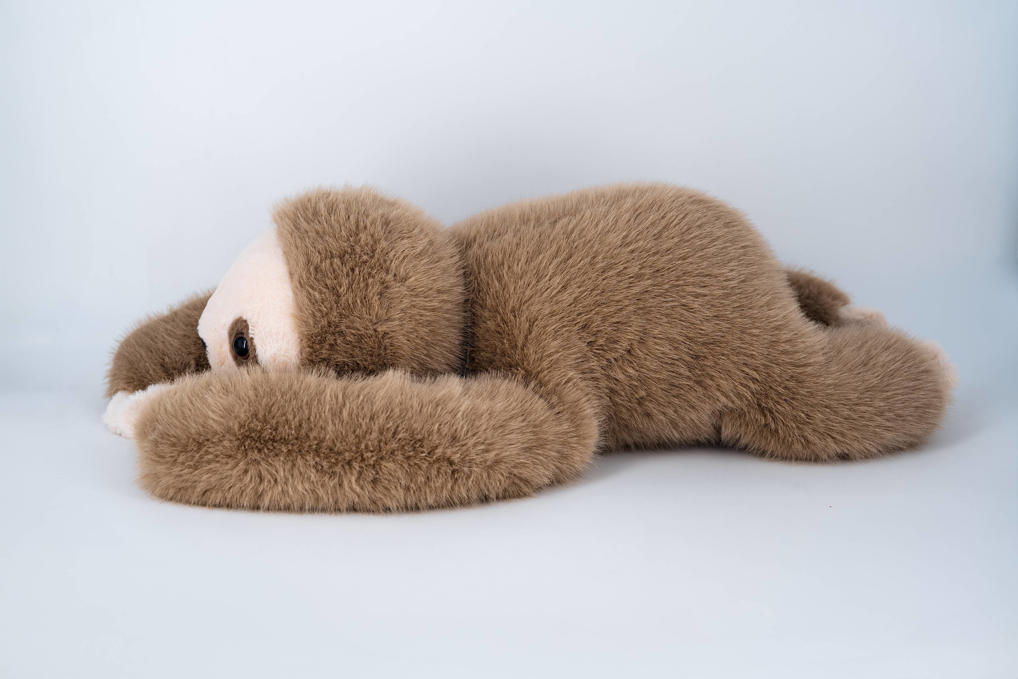 Manufacture Stress Relief and huggable Soft Sloth Plush Stuffed Sloth Pillow