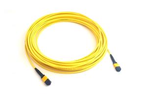 Quality Singlemode 12 Fibre LSZH MTP MPO Fiber Cable Yellow Color wholesale