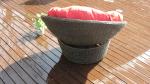 UV Resistant PE Rattan / Resin Wicker Rocking Chair For Indoor