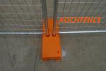 AS 4687 Standard Temp Fencing Panels With Concrete Filled Plastic Feet And