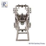 RD-FDA 25 Sanitary Penumatic Chemical Diaphragm Pump For Food Pharmaceutical