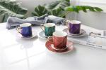 Colorful 450cc 15oz Aesthetic Personalized Ceramic Coffee Mugs