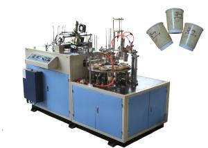 Quality Efficient Green Laminated Paper Cup Sleeve Machine Low Noise Energy Saving wholesale