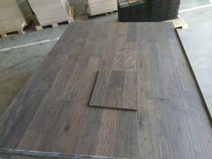 Quality American Hickory Engineered wood flooring with handscraped surface wholesale