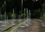 Contemporary Programmable Floor Water Fountains SS304/SS316/ Iron Cast Material