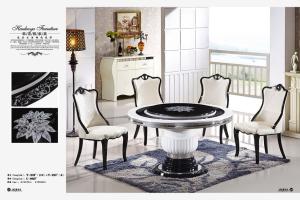 Quality 6 seater marble dining table furniture wholesale