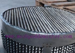 China Mass Transfer Media 400mm Diameter 1y Structured Tower Packing on sale