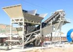 15mm Turning Radius 50m3/H Mobile Concrete Batching Plant