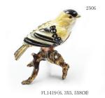 hot sell bird jewelry box metal pewter bird jewelry box bird metal trinket box