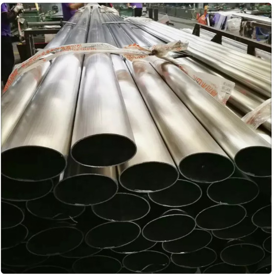 Polished Seamless Stainless Steel Pipe 201 Ss Color Custom Thick Tube 2500mm