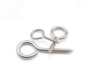 Quality Jewelry Metal Screw Hook , Decorative Screw Eye Hooks For Hanging Accessories wholesale